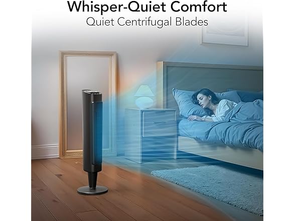 EZ-CHILL 36-in Tower Fan with Remote