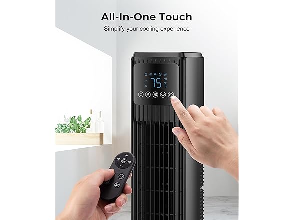 Tower Fan - 4 Speed 90° Oscillating