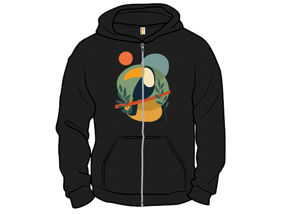 Toucan and Plants