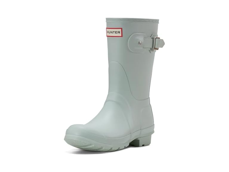 Hunter Women's Original Short Rain Boots, Light Green, 7