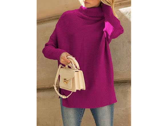 Lillusory Women (M) Oversized Turtleneck Pullover