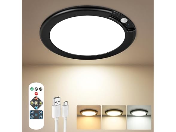 Bairth Rechargeable Motion Sensor Ceiling Light