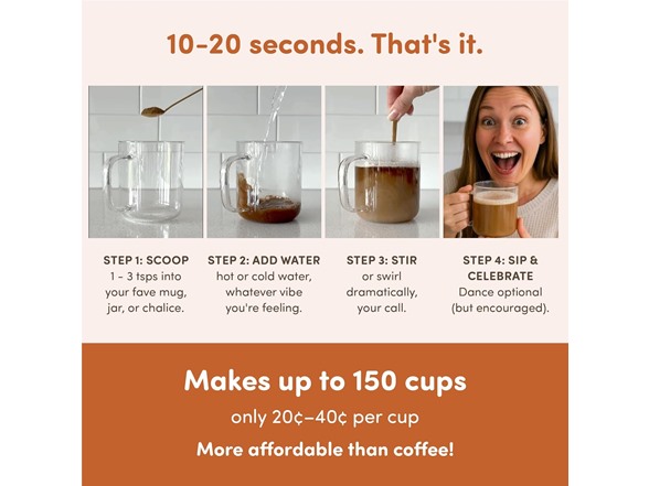 (3pk) Decaf Herbal Coffee Nummy Creations- Your Choice