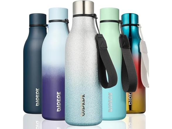 BJPKPK Insulated 18 oz Stainless Water Bottle