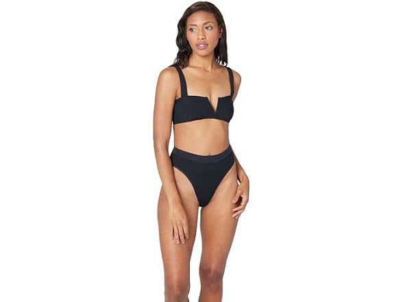 L*Space Women (S) Ribbed Lee Lee Top-S Bikini