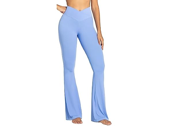 Sunzel Flare Leggings 30in M Light Blue
