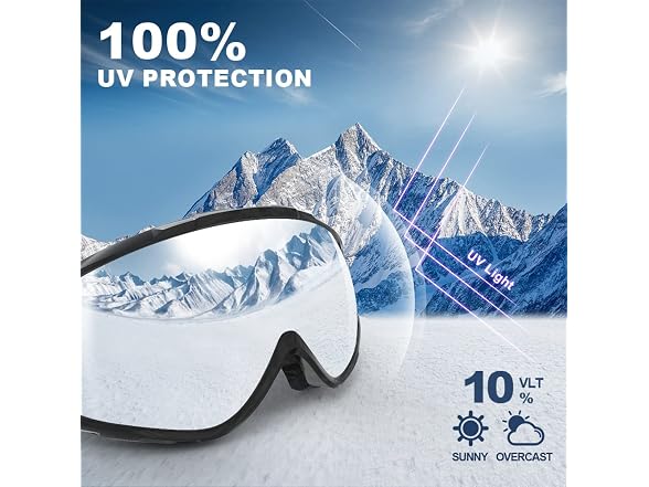 Findway Ski Goggles OTG