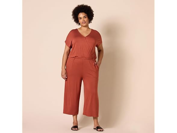 Amazon Essentials Women Short-sleeve Jumpsuit