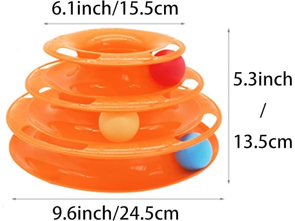 peyamii Cat Fun Bowling Toy,Circular Orbit Hunting