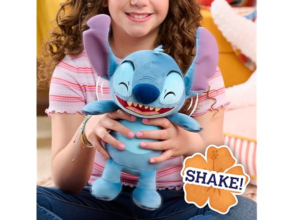 Disney Stitch Crack Me Up Stitch 11-inch Plush with Sounds and Motion