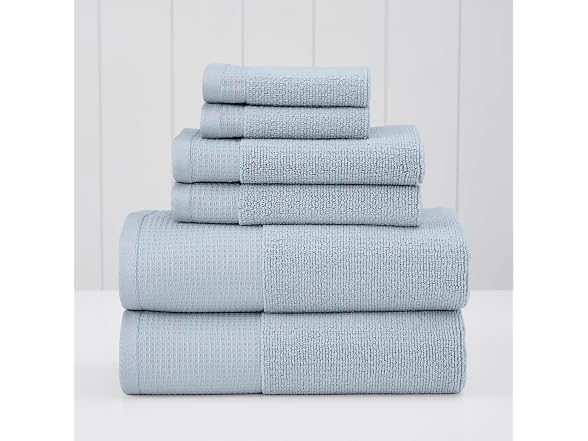 Modern Threads Waffle-Rib 6-Piece Towel Set