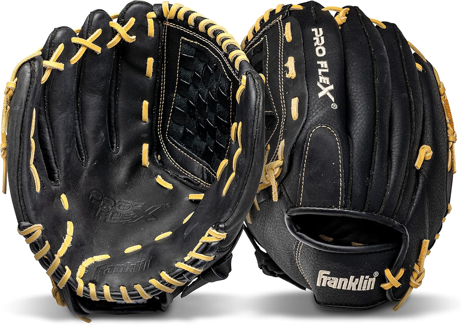 Franklin Sports Baseball Glove - Proflex Adult Baseball + Softball Glove - Gallery 24