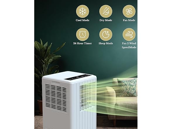 TranquilNest Portable Air Conditioner with Remote