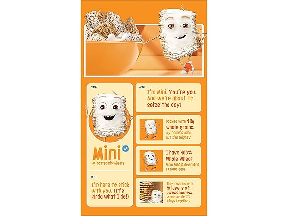 Kelloggs Frosted Mini-Wheats Breakfast Cereal