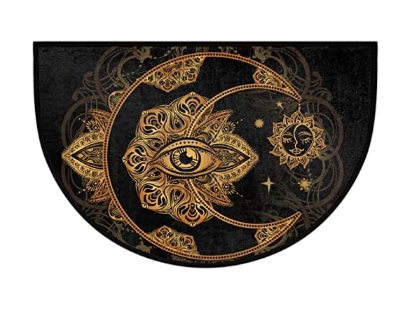 Lunar Half Circle Door Mat