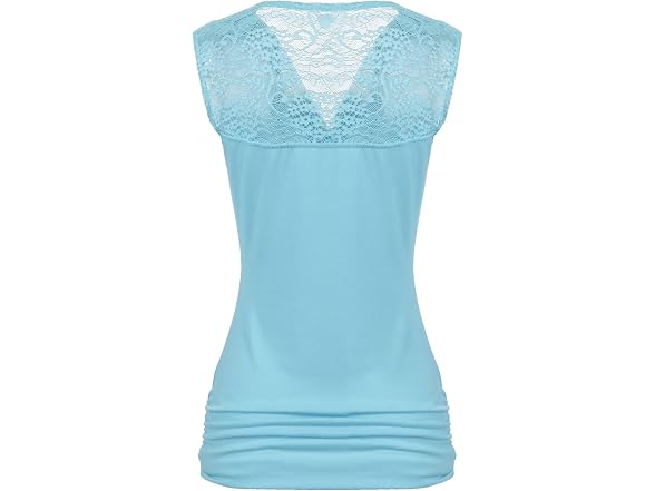 Zeagoo Women (M) Ruched Cowl Neck Tank Top Shirt
