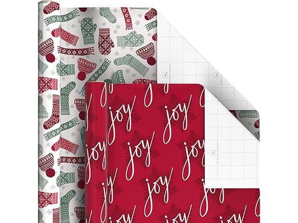 Hallmark Recycled and Recyclable Christmas Wrapping Rolls