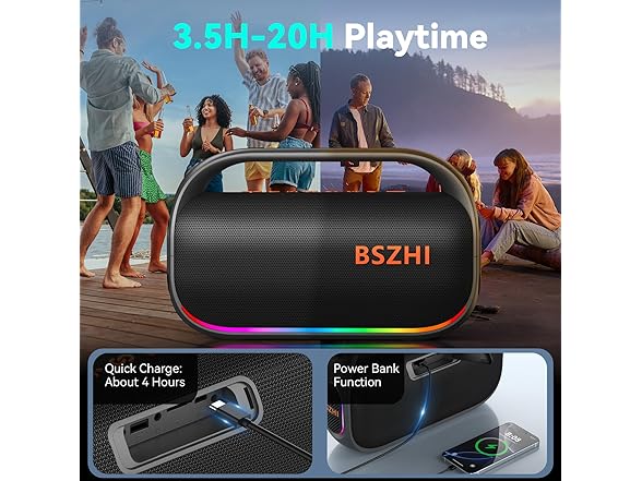 80W (120W Peak) Bluetooth Speaker