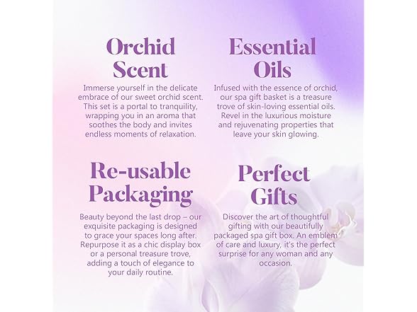 Body & Earth Orchid Spa Gifts for Women