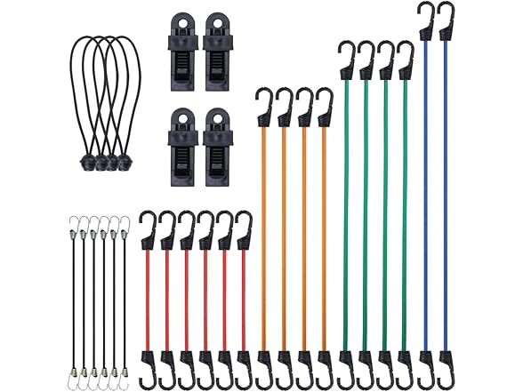 Otherya Bungee Cords 28pc Heavy Duty