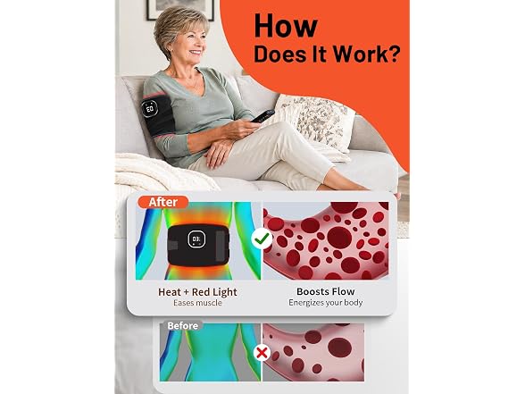 Red Light Therapy Pad With 5 Modes