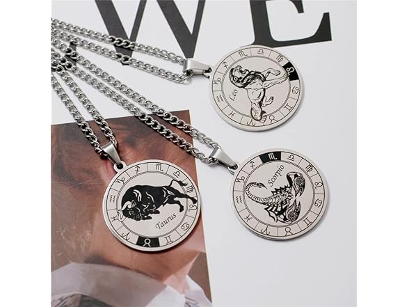 Ailiessy 12 Constellation Necklace