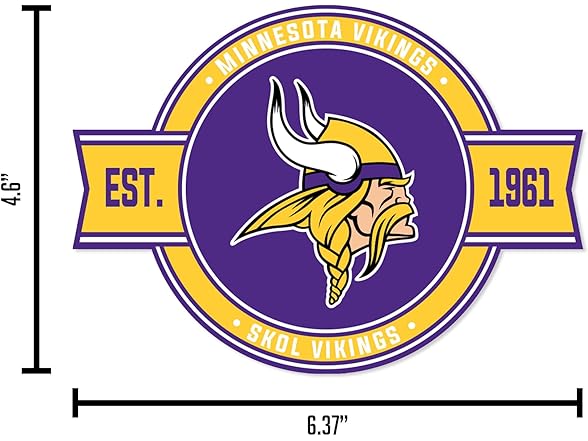 Minnesota Vikings Badge Magnet