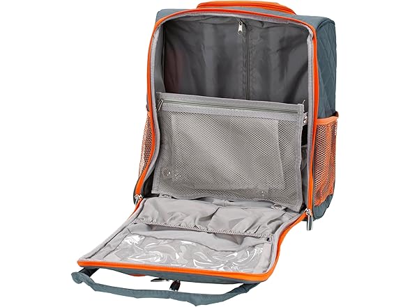 Rockland Melrose Upright Wheeled Underseat Carry-On