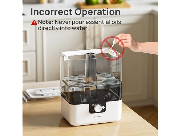 CHIVALZ 6L Cool Mist Top Fill Humidifier
