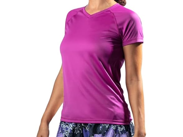 Kanu Surf Women's Purple Swim Shirt (M)