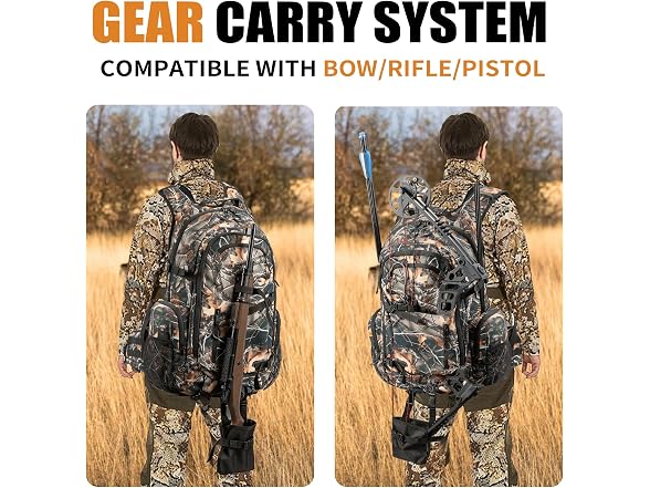 uniHimal Camo Hunting Backpack 35L