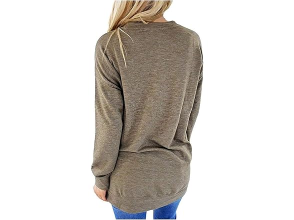 Akihoo Women (S) Pocket T Shirt Long Top Pullover