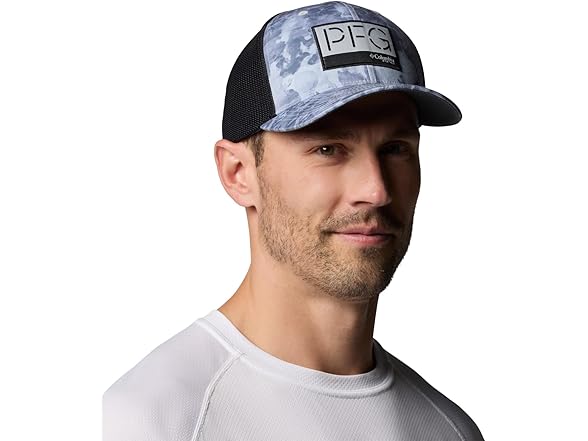 Columbia Unisex PFG Camo Mesh Cap
