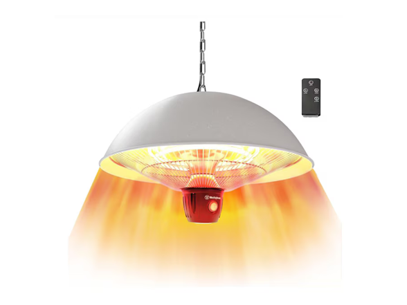 Westinghouse Hanging Steel Electric Patio Heater