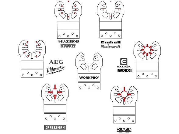 WORKPRO 23-Piece MetalWood Oscillating Khaki