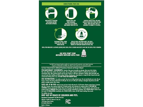 STEM Zone Mosquito Repellent Device