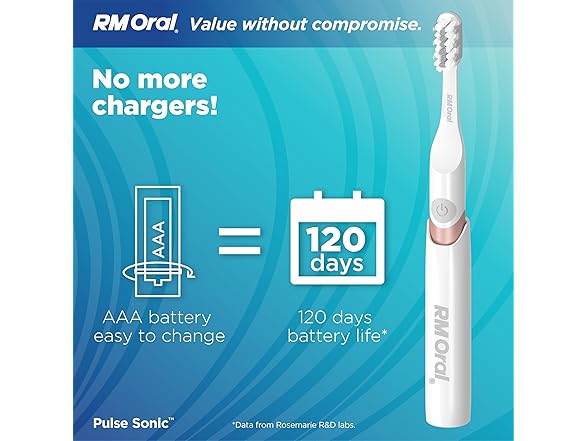 RM Oral RM Oral Pulse Sonic Powered Toothbrush w