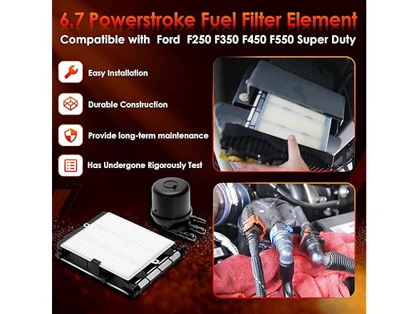 6.7 Powerstroke Diesel Fuel Filter Element
