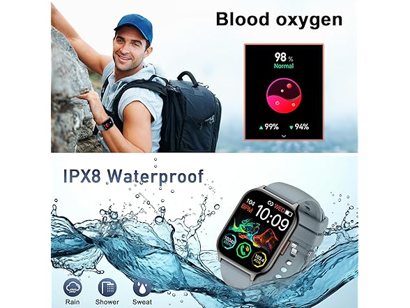 Kimeag Fitness Smart Watch for Men/Women