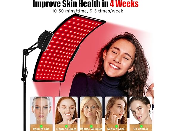 Red Light Therapy Lamp