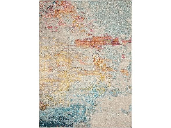 Nourison Home Celestial Sealife 5'3" x 7'3" Area Rug