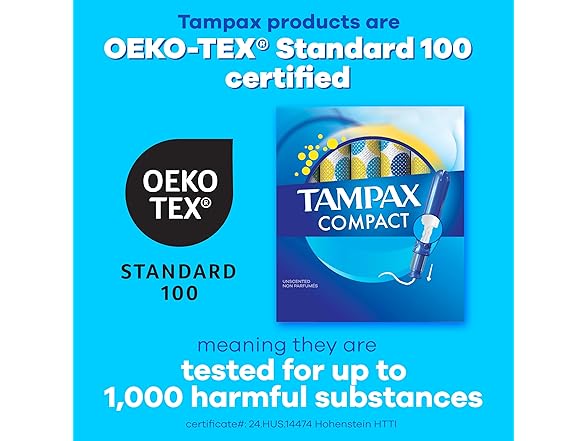 Tampax Compact Pearl Tampons 16 Count