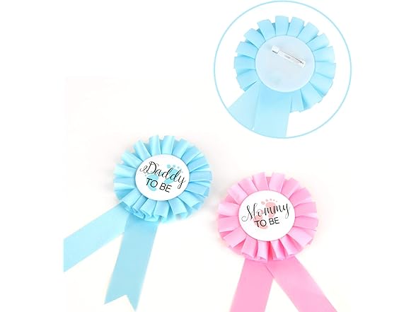 Ambishi Satin Fabric Daddy and Mommy Pin