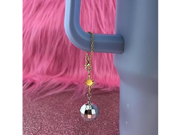 SlowVibes Stars Sun Disco Ball Charms