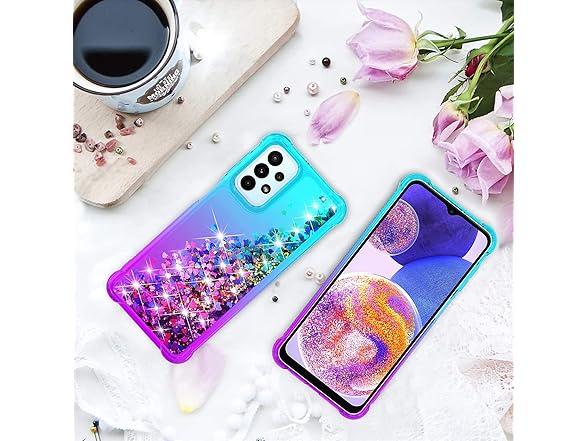 YZOK for Galaxy A23 Case with HD Screen