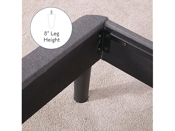 Decoro Uplolstered Platform Bed Frame, Full