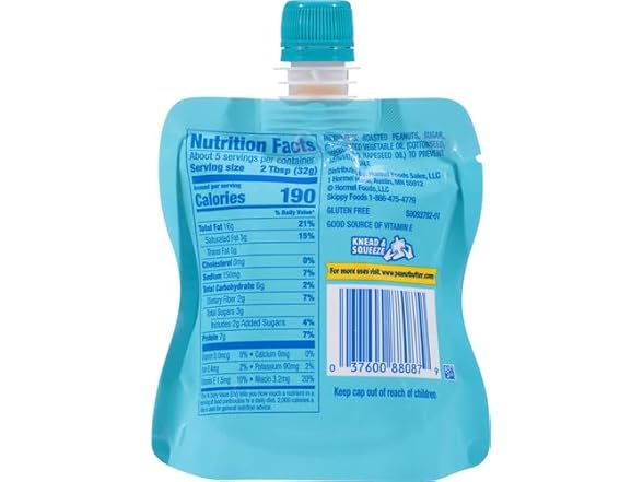 Skippy Squeeze Creamy Peanut Butter 6oz