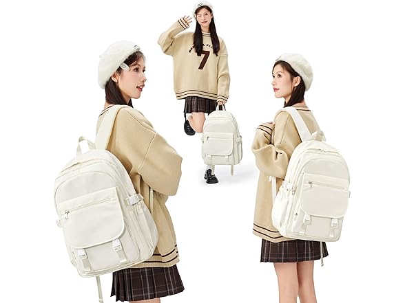 Lendolk Aesthetic School Backpack