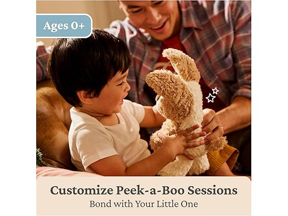 GUND Baby Peek-a-Boo Peeki Puppy Plush