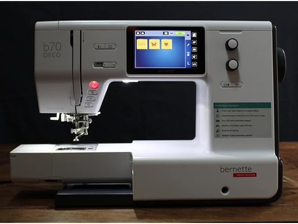 Bernette B70 Deco Sewing Machine with Embroidery Kit